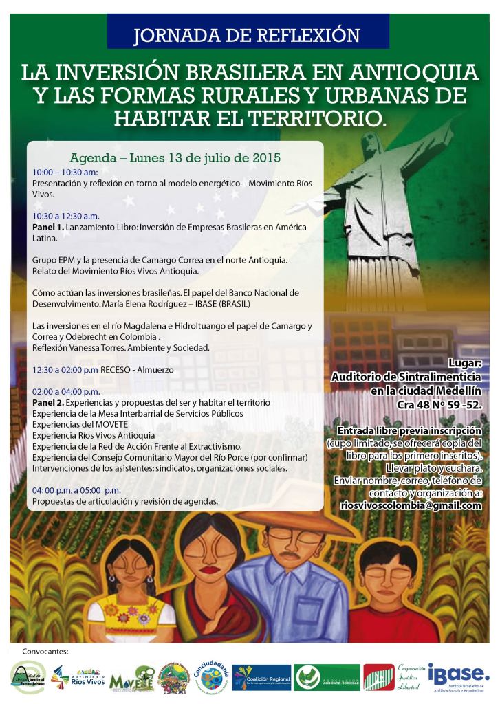 Afiche evento invesion brasilera