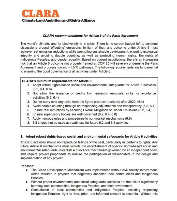 clara_minimun_requirements_for_article_6_of_the_Paris_Agreement