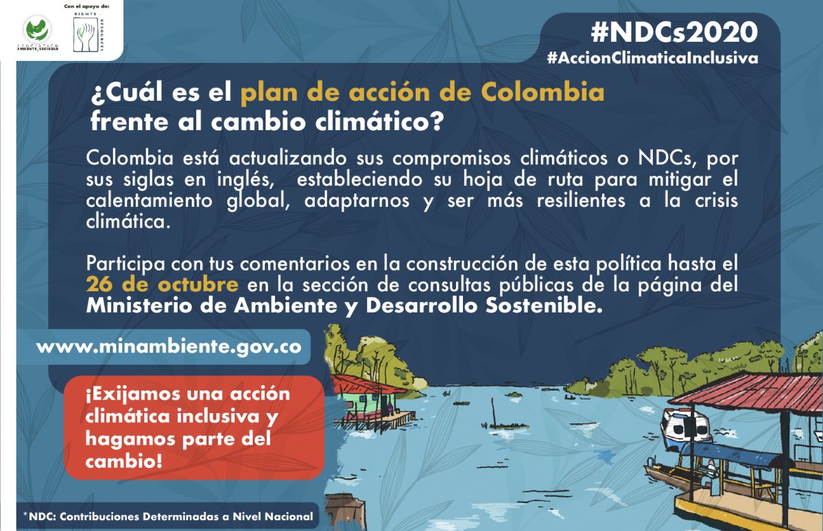 ndcs coolombia compromisos climaticos