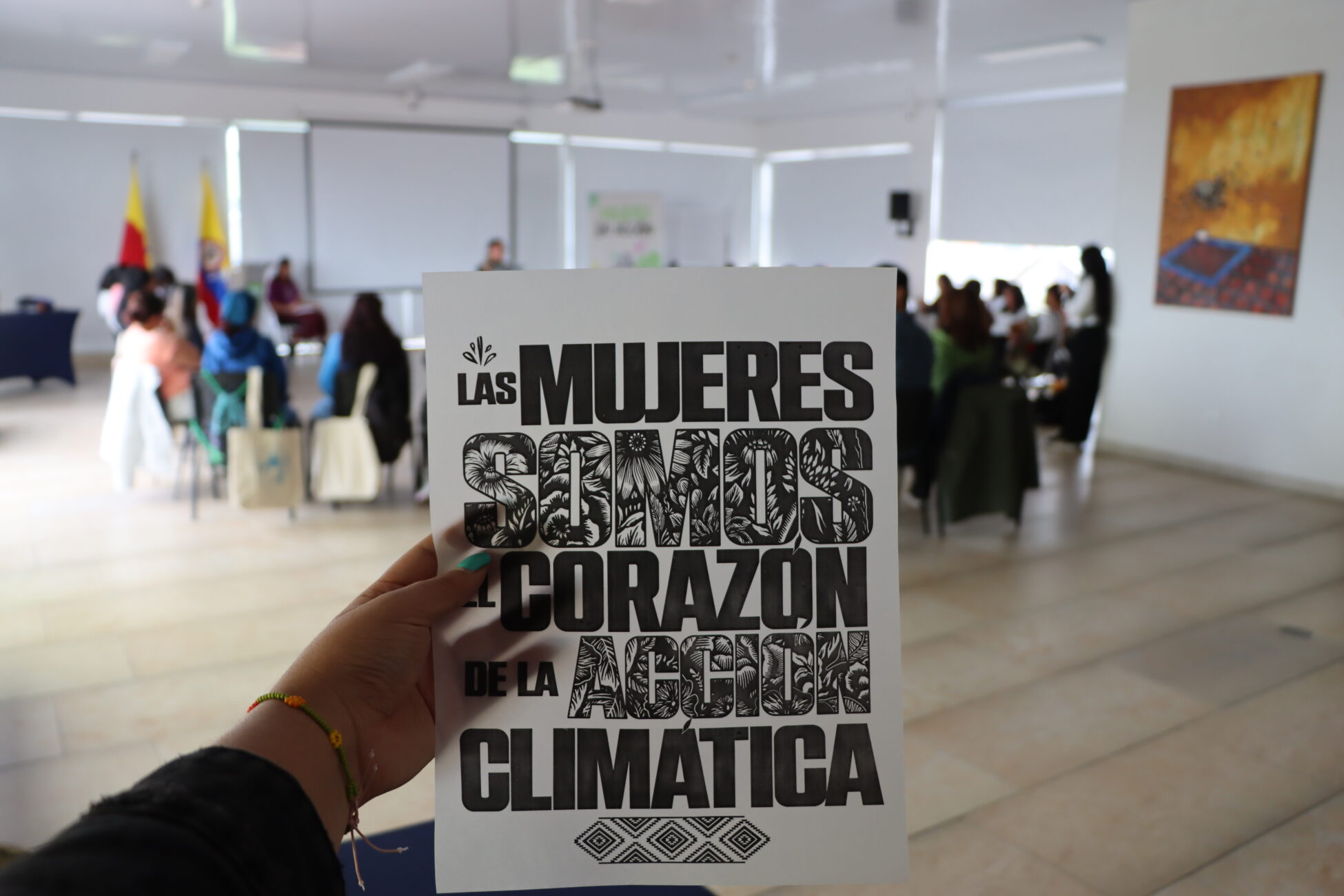 Mujeres exigen incidencia real, reconocimiento y pedagogía en la creación de políticas climáticas